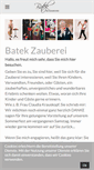 Mobile Screenshot of batek-zauberei.de